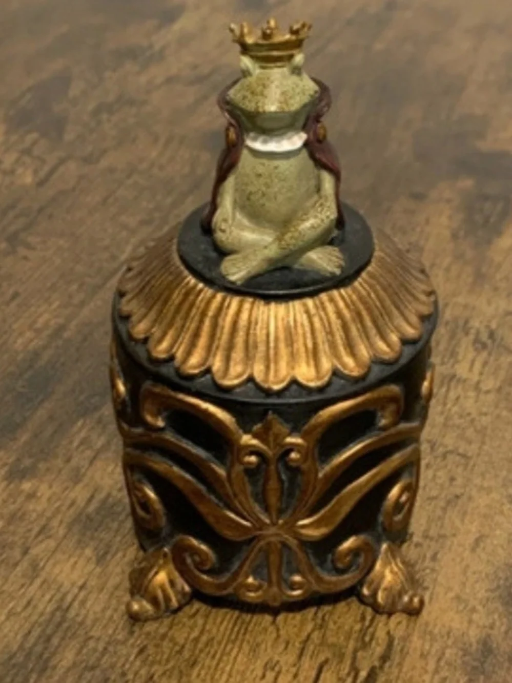 ELK Home Prince Frog Jewelry Trinket Gift Box
